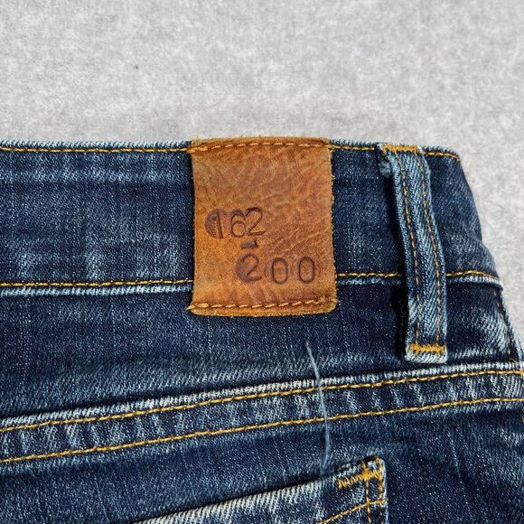 Raleigh Denim Workshop Jeans Womens 28 (30 x 34) White Oak Cone Straight 162/200 - Picture 13 of 13